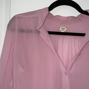 Wilfred Sheer & Silk Blouse